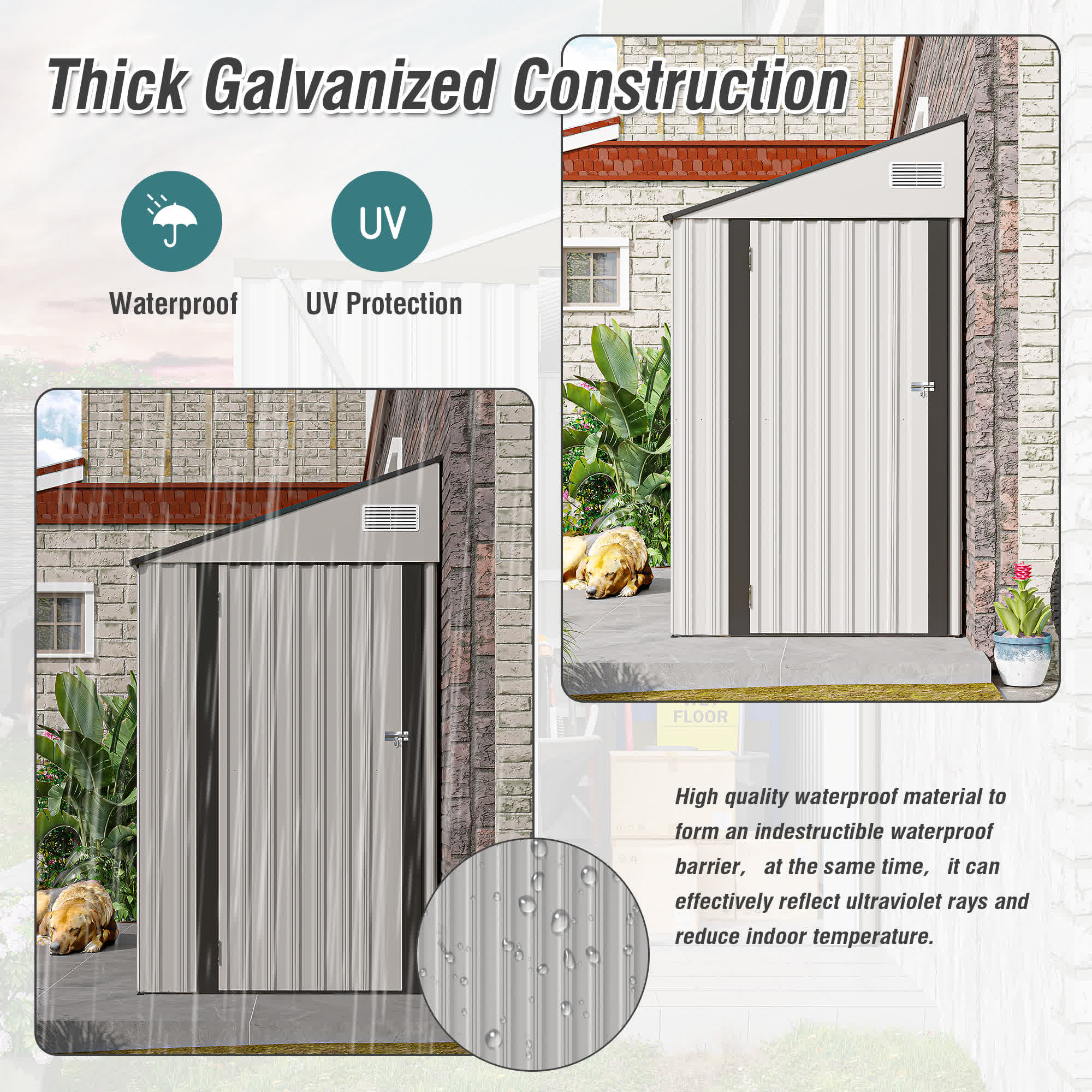 Storage Shed with Single Hinge Door - image 24