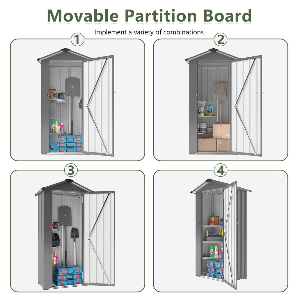 Waterproof Garden Tool Storage Lockable Shed - image 6