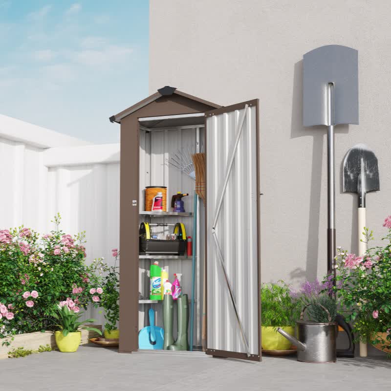 Waterproof Garden Tool Storage Lockable Shed