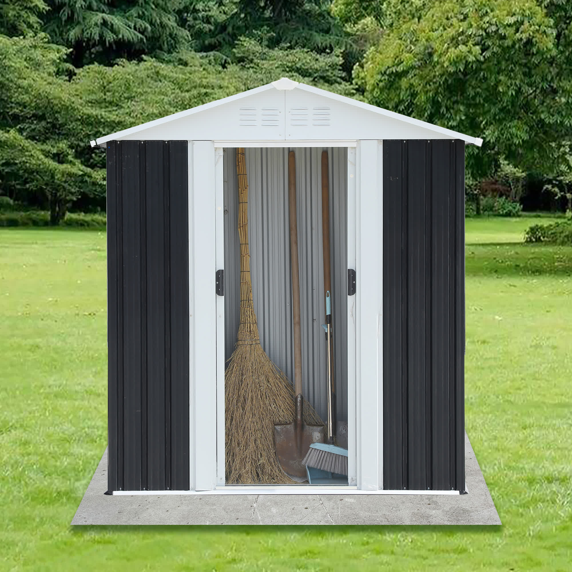 Metal Outdoor Garden Storage Shed - image 2