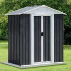 Metal Outdoor Garden Storage Shed - 62.20"W x 33.10"D x 72.50”H - image 0