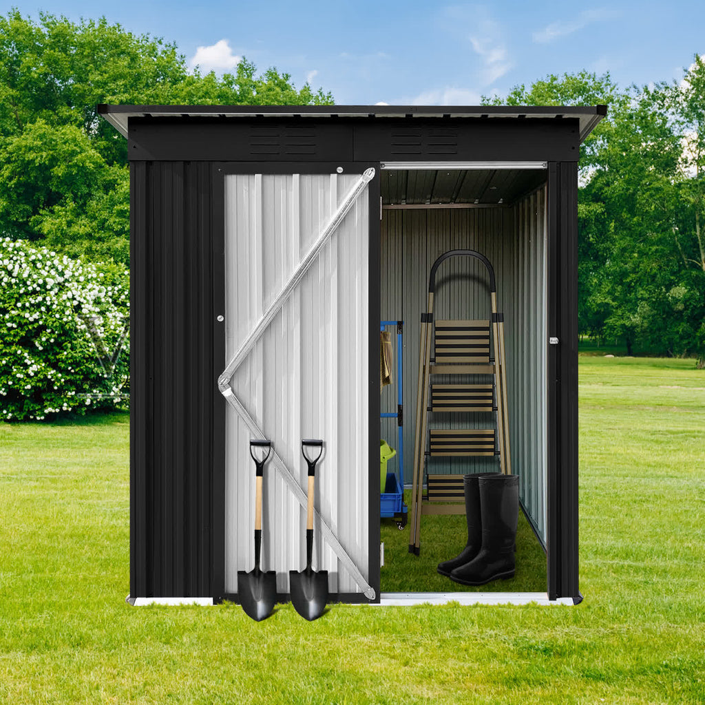 Metal Outdoor Garden Tool Storage Shed