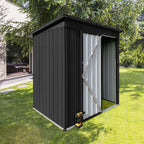 Metal Outdoor Garden Tool Storage Shed - image 3
