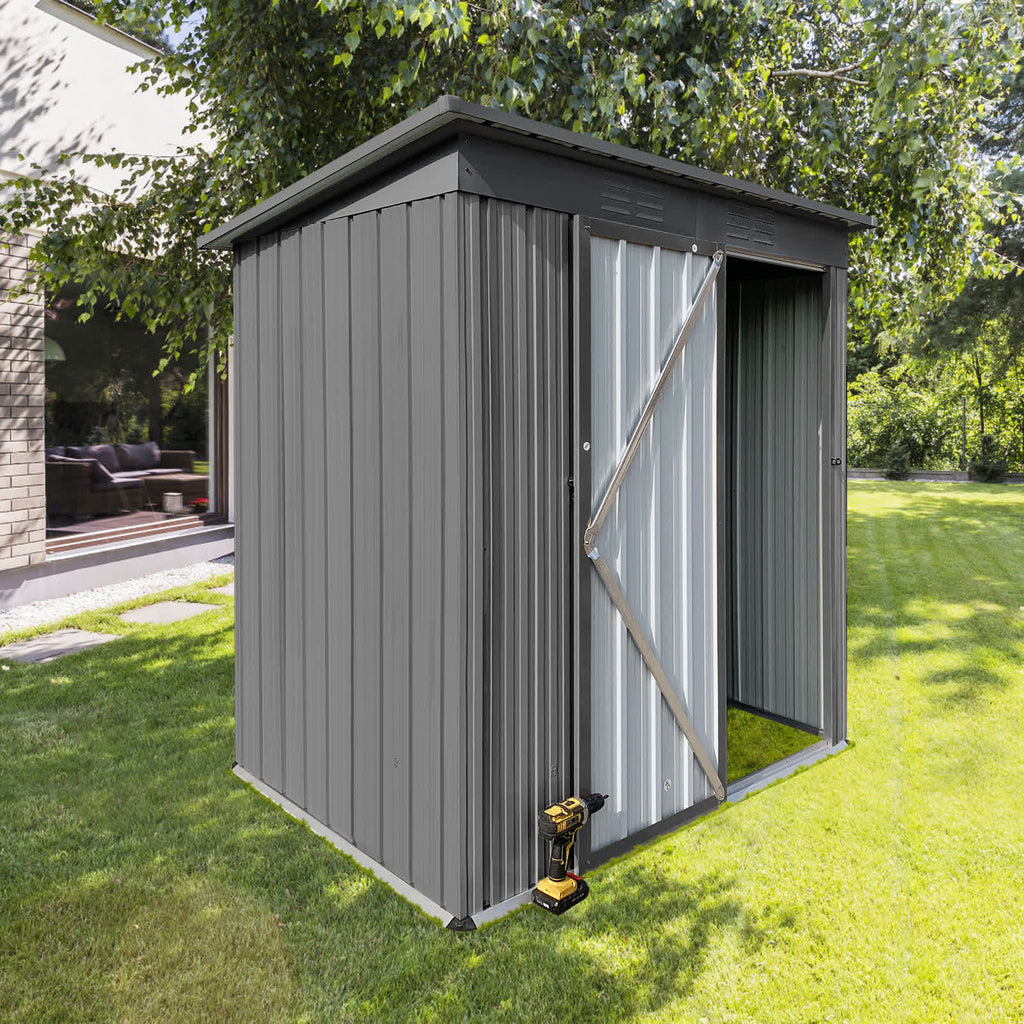 Metal Outdoor Garden Sturdy Storage Shed
