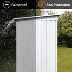 Metal Outdoor Garden Sturdy Storage Shed - image 10