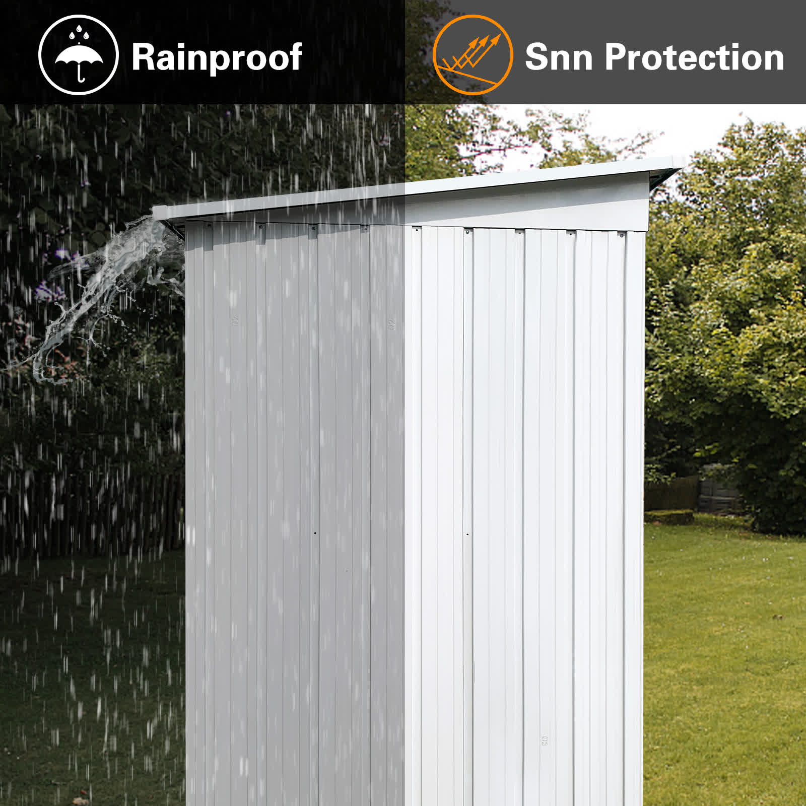 Metal Outdoor Garden Sturdy Storage Shed - image 10