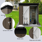 Metal Outdoor Garden Sturdy Storage Shed - image 15