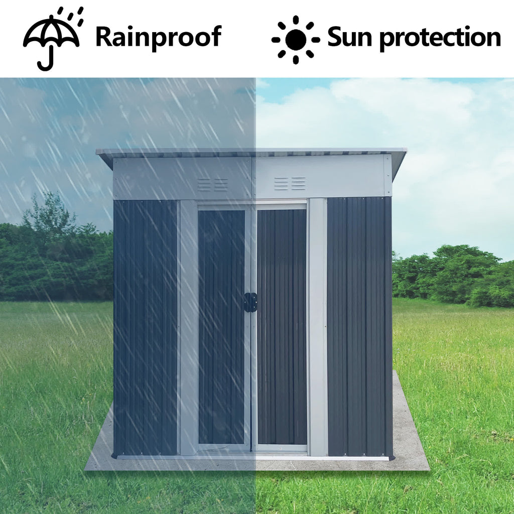 Outdoor Tool Bike Storage Garden Shed  - image 4