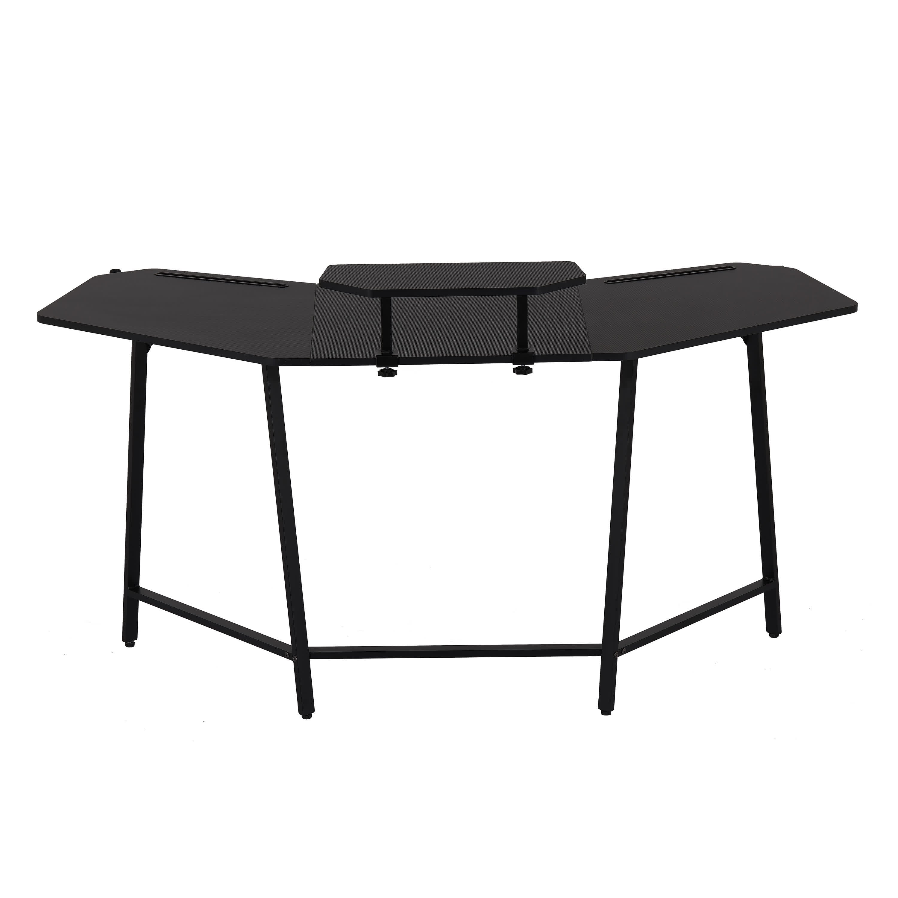 Gaming Desk with Shelf & Accessory Holders - image 6