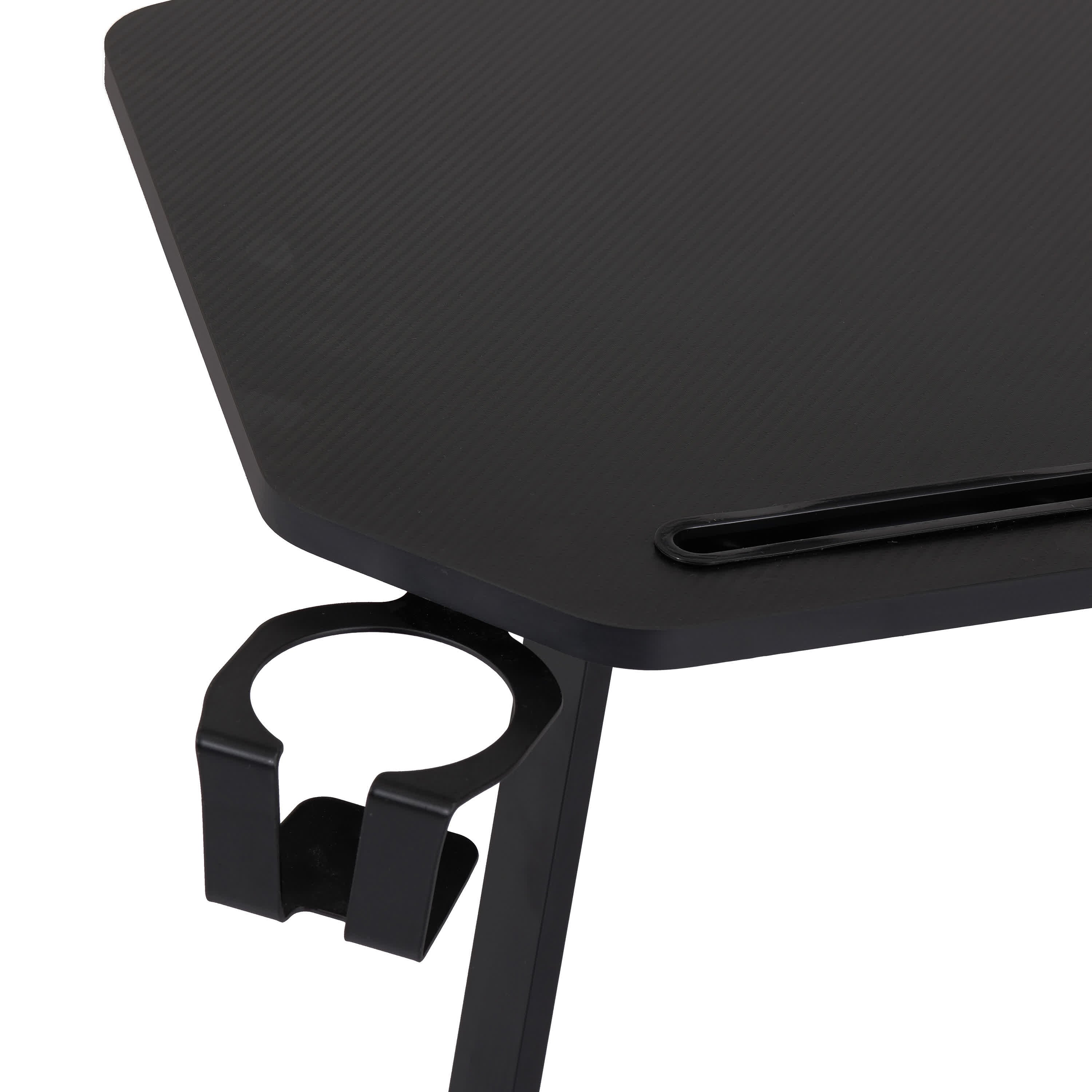 Gaming Desk with Shelf & Accessory Holders - image 10