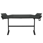 Modern Gaming Desk with Shelves & Accessory Holder - image 4