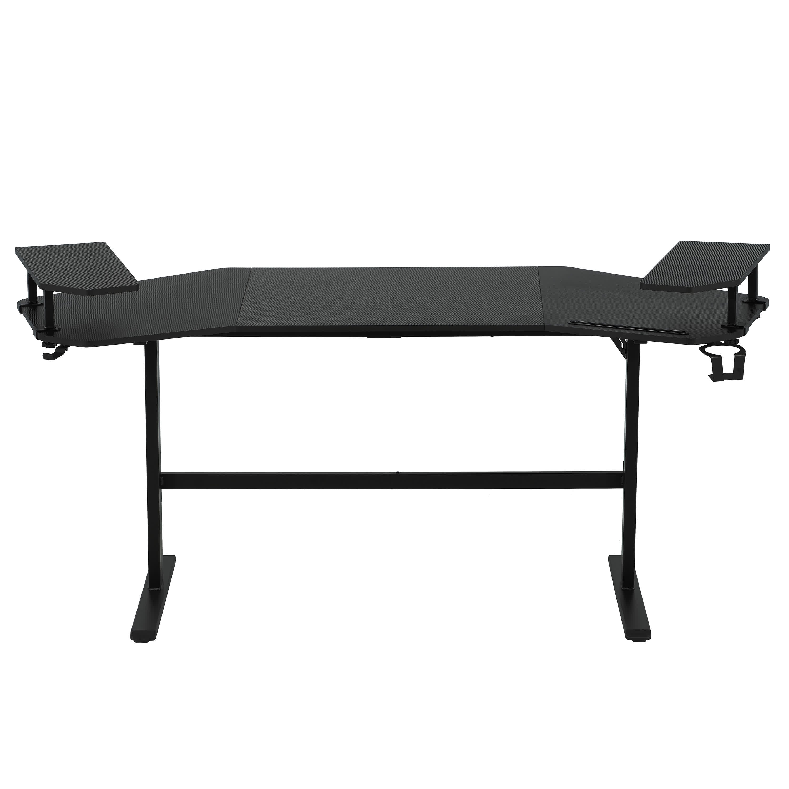 Modern Gaming Desk with Shelves & Accessory Holder - image 4
