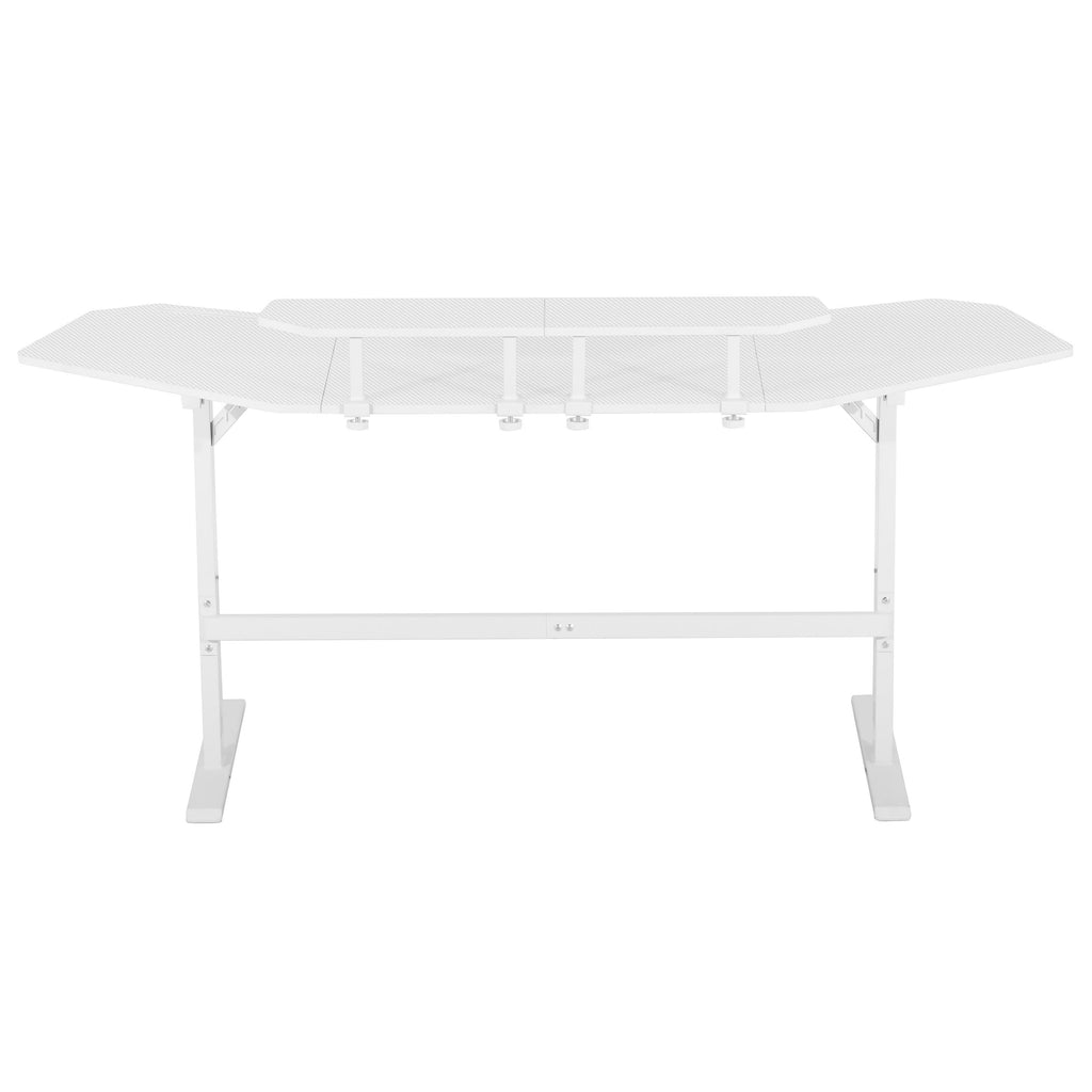 Modern Gaming Desk with Shelves & Accessory Holder - image 21