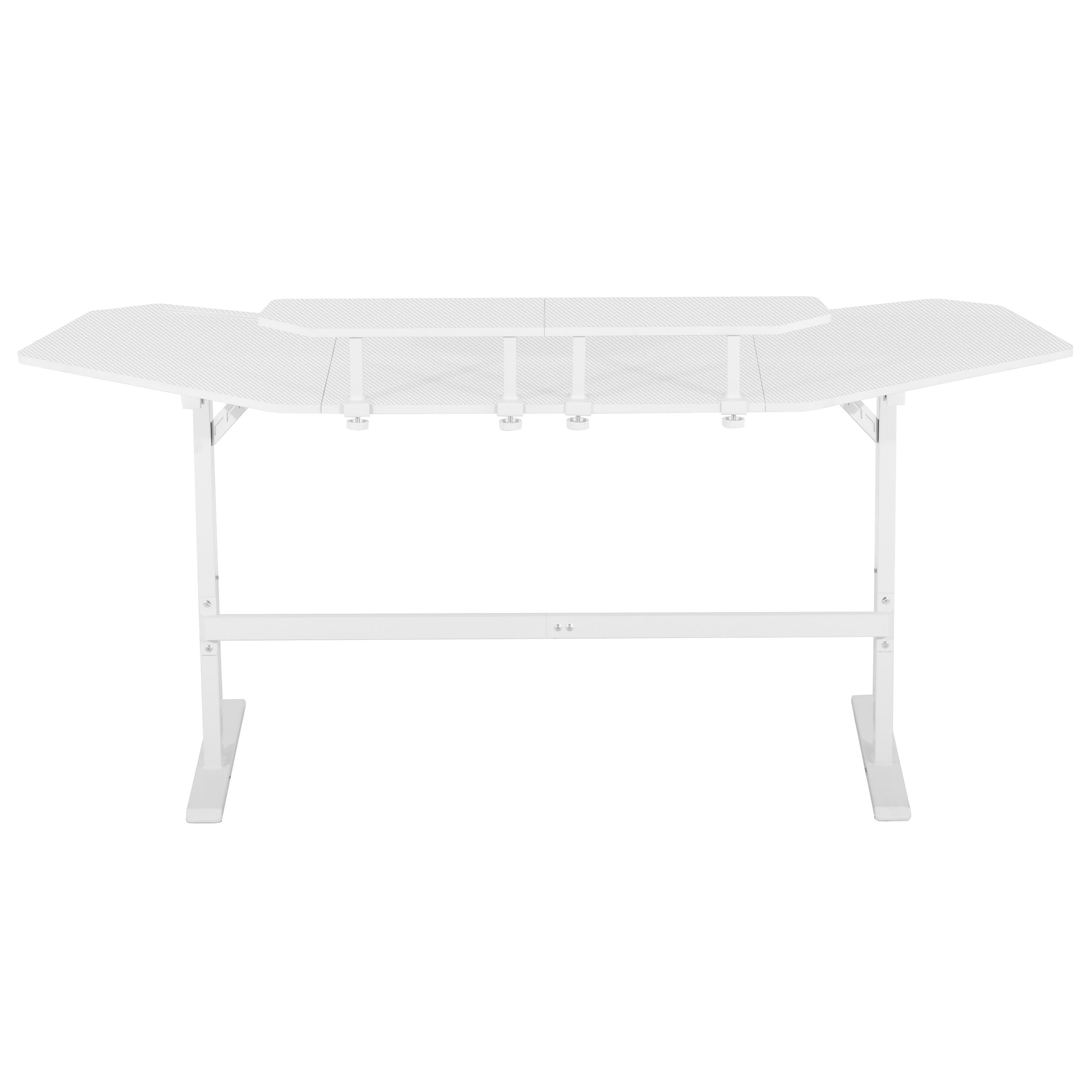 Modern Gaming Desk with Shelves & Accessory Holder - image 21
