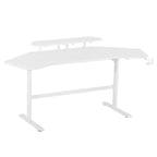 Modern Gaming Desk with Shelves & Accessory Holder - image 17