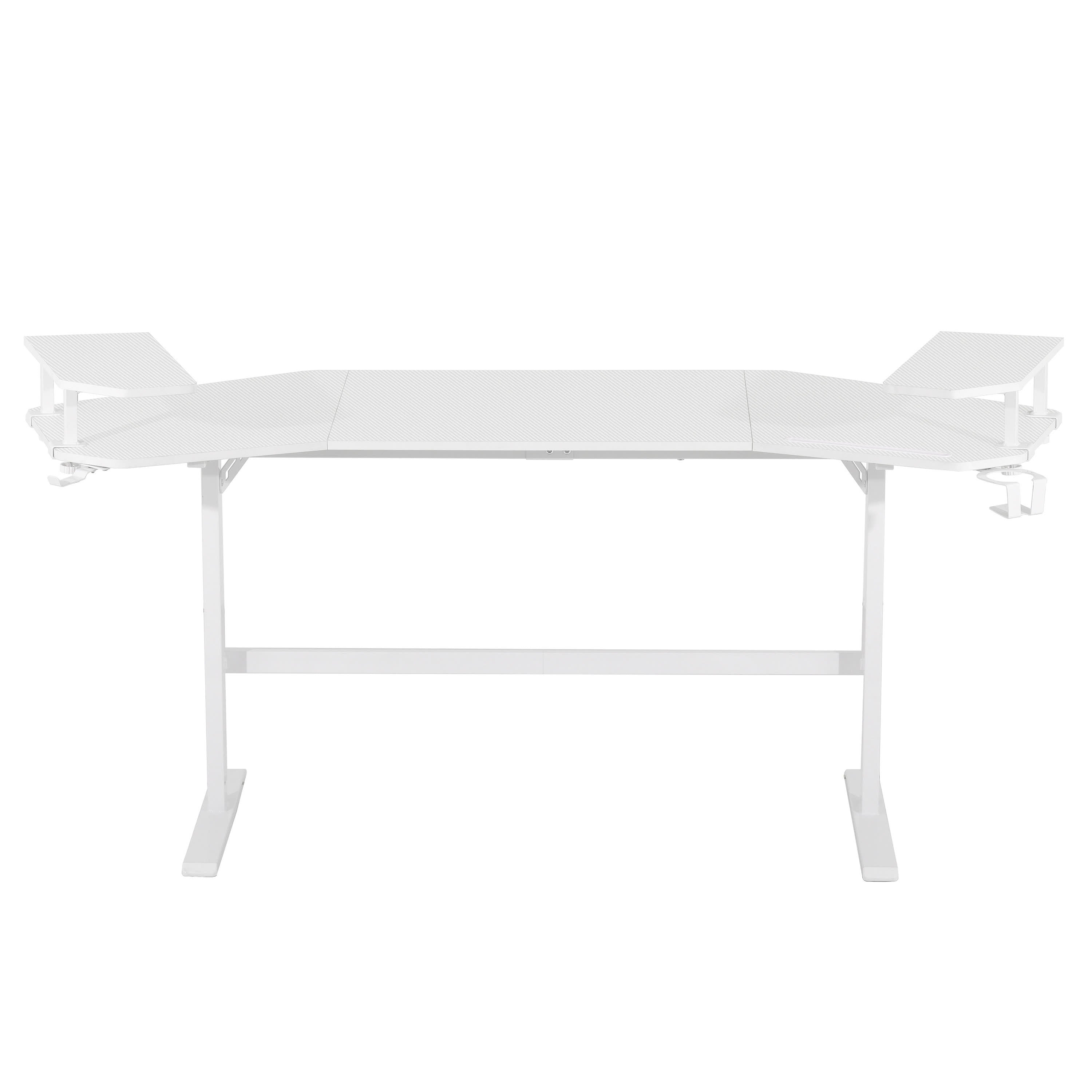 Modern Gaming Desk with Shelves & Accessory Holder - image 20