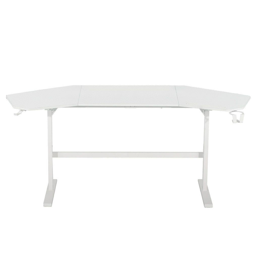 Modern Gaming Desk with Shelves & Accessory Holder - image 19