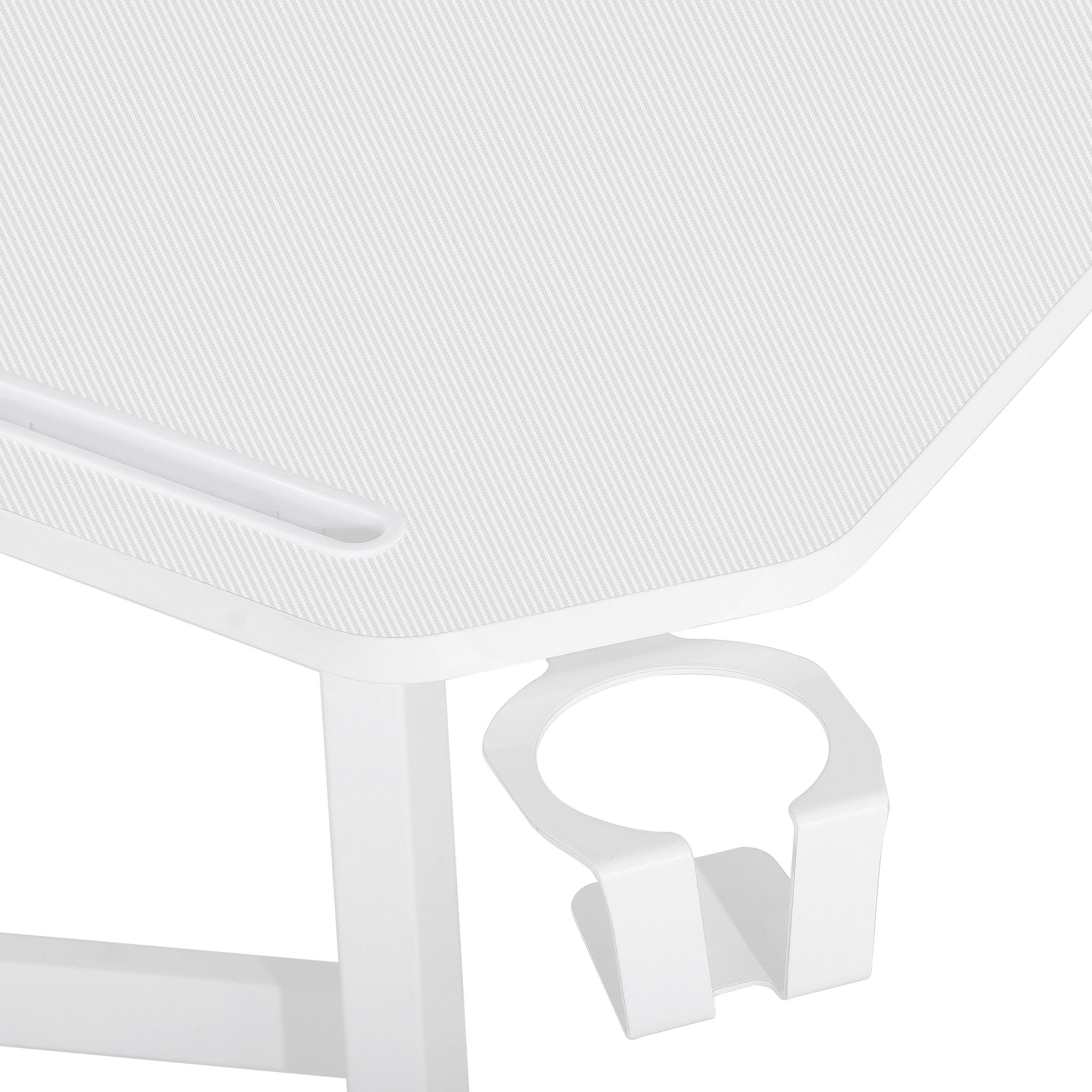 Modern Gaming Desk with Shelves & Accessory Holder - image 24