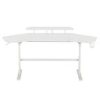 Modern Gaming Desk with Shelves & Accessory Holder - image 18