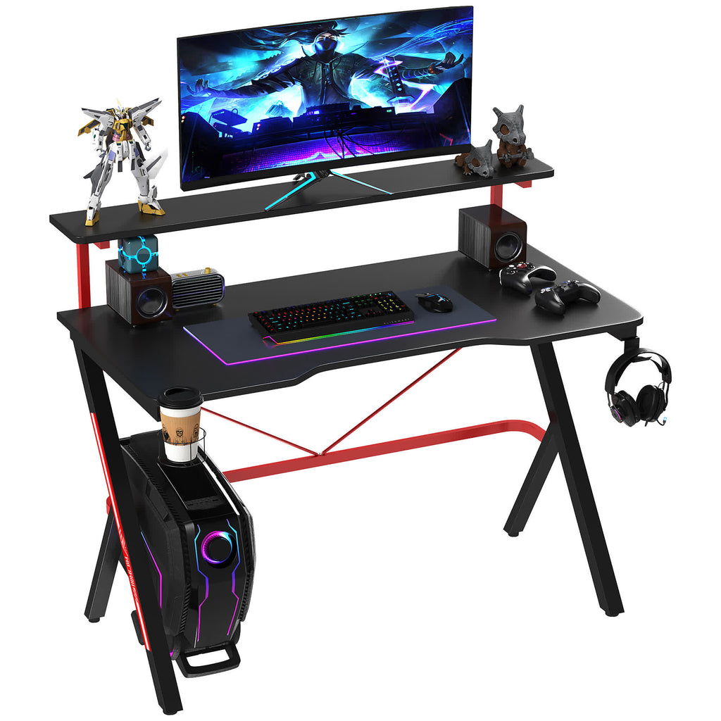 Elevated Monitor Shelf Gaming Desk - image 6