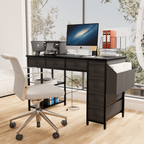 Modern Drawers Storage Computer Desk - 47.30"L x 19.69"W x30.40"H - image 0