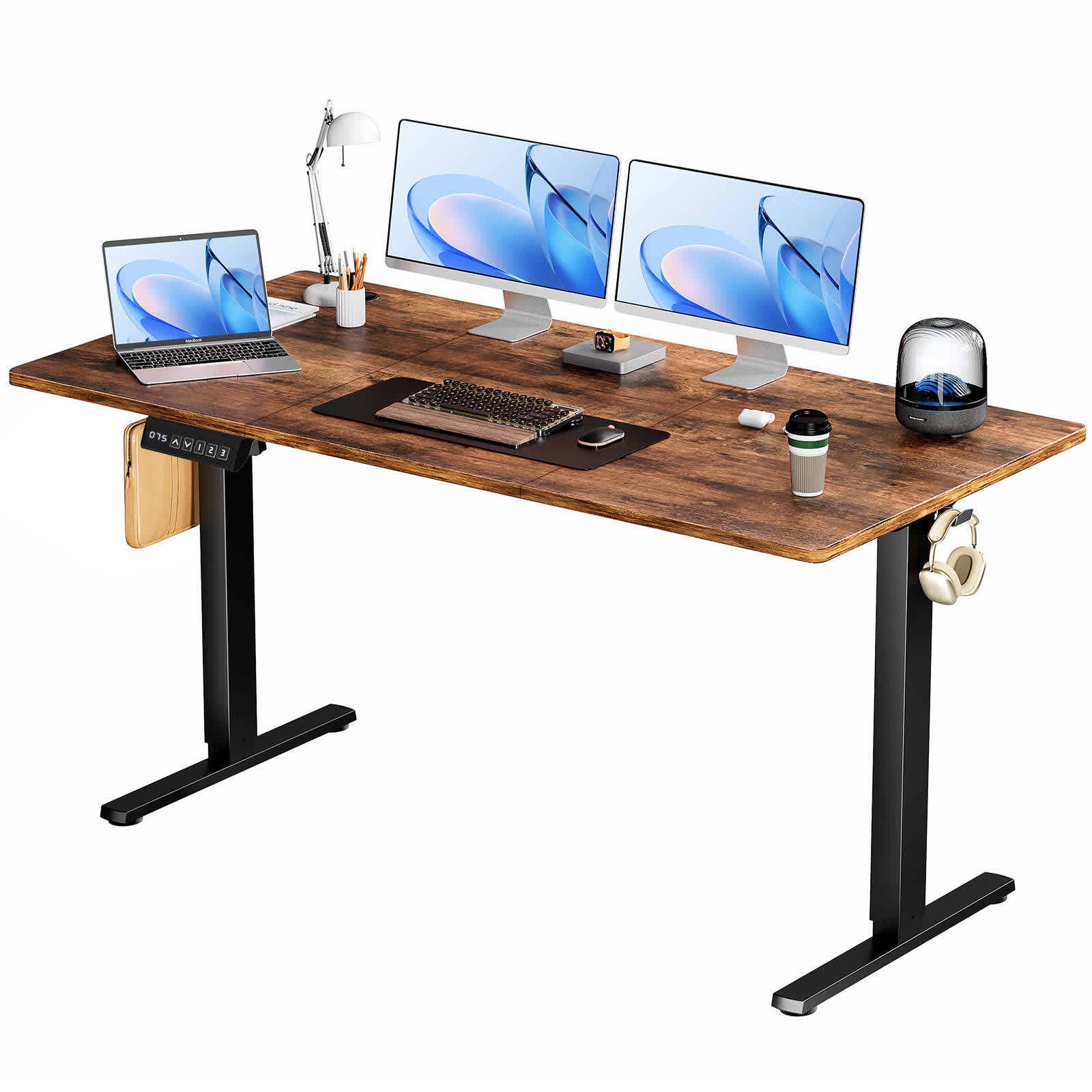 Wooden Height Adjustable Stand Up Desk - image 1