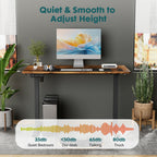 Wooden Height Adjustable Stand Up Desk - image 4