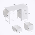 Modern Office Desk with Power Outlet - image 11