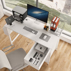 Modern Office Desk with Power Outlet - image 4