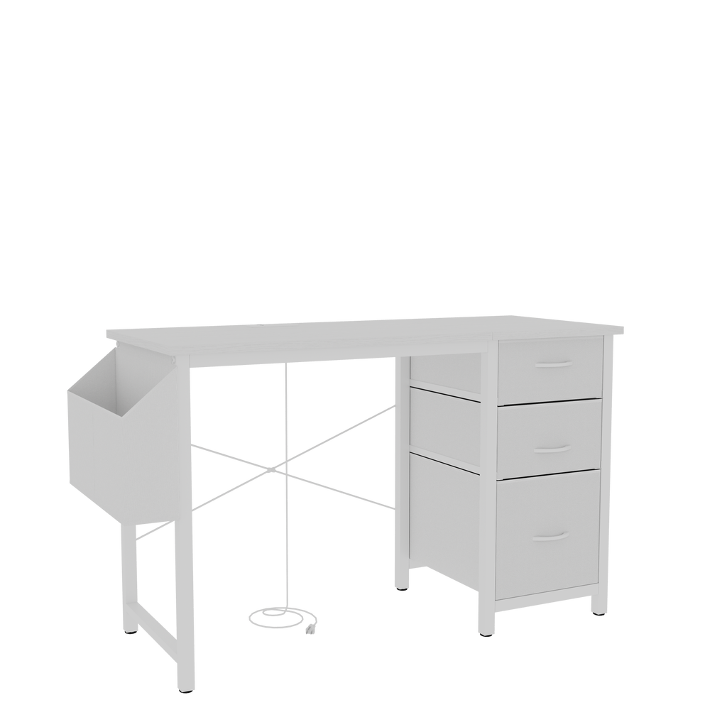 Modern Office Desk with Power Outlet - image 10