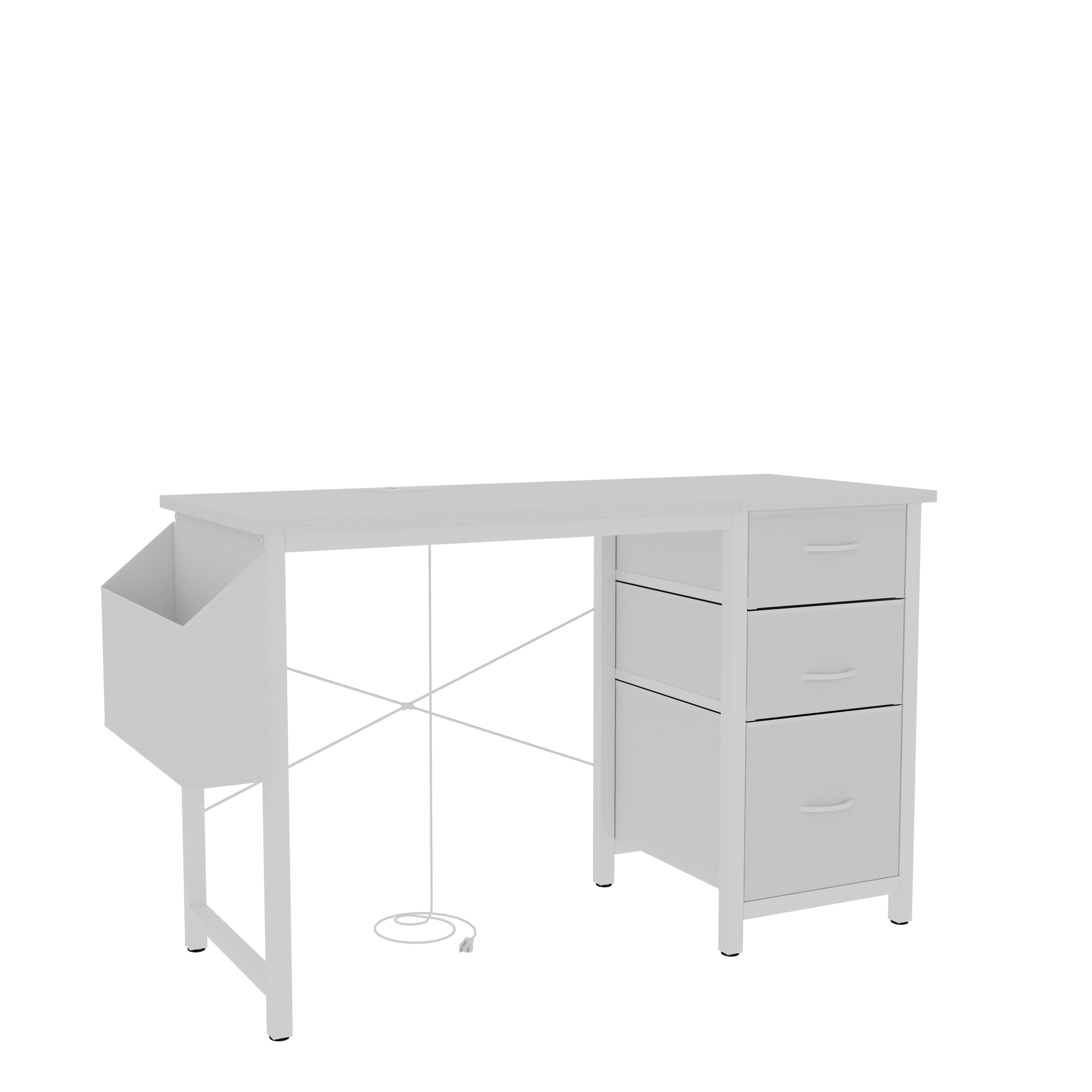 Modern Office Desk with Power Outlet - image 10