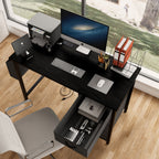 Modern Office Desk with Power Outlet - image 15