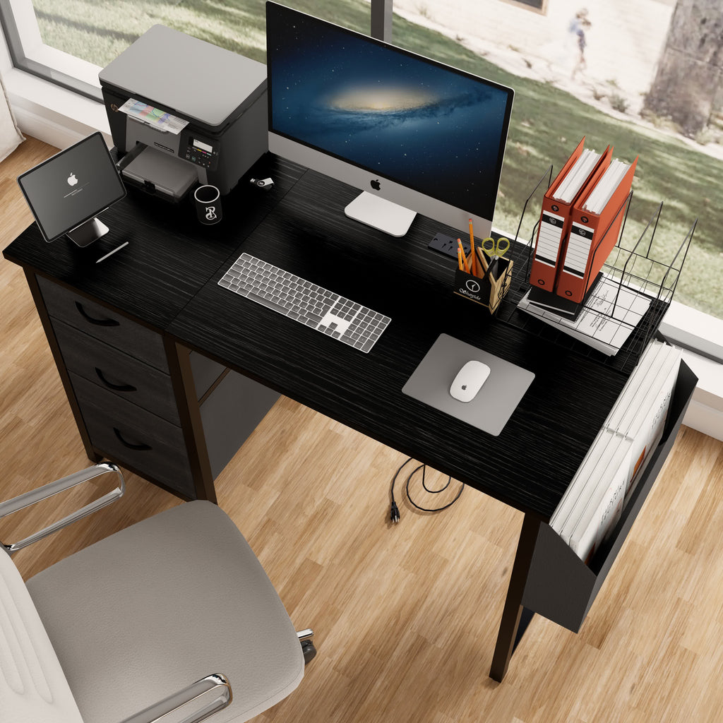 Modern Office Desk with Power Outlet - image 14