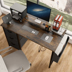 Modern Office Desk with Power Outlet - image 24