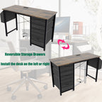 Modern Office Desk with Power Outlet - image 27