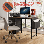 Modern Office Desk with Power Outlet - image 29