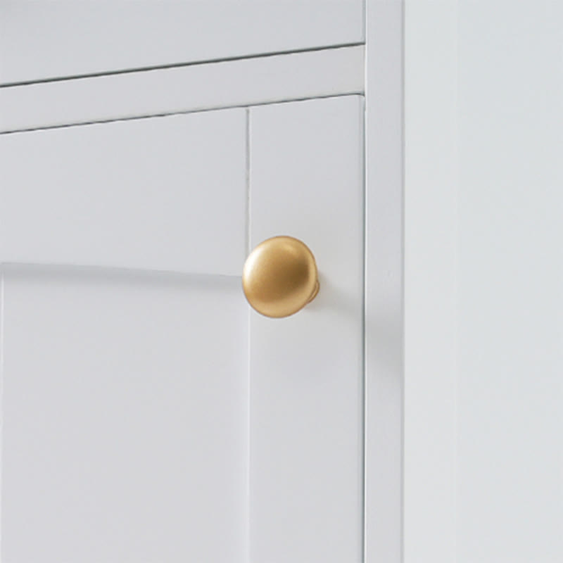 63" Tall Bathroom Storage Cabinet With Glass Doors - image 10