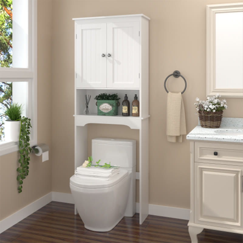 The Bathroom Storage Cabinet Over Toilet - image 2