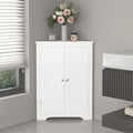 Floor Storage Cabinet With 2 Doors  - White - image 0