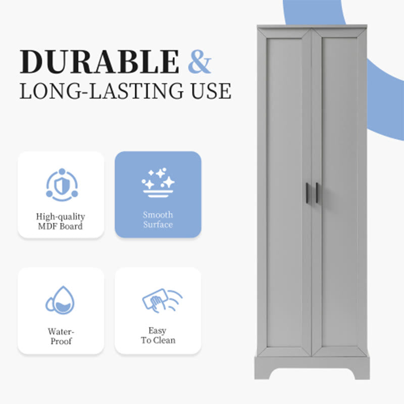 Storage Cabinet With Two Doors For Bathroom - image 3