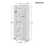 Storage Cabinet With Two Doors For Bathroom - image 10