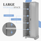 Storage Cabinet With Two Doors For Bathroom - image 5