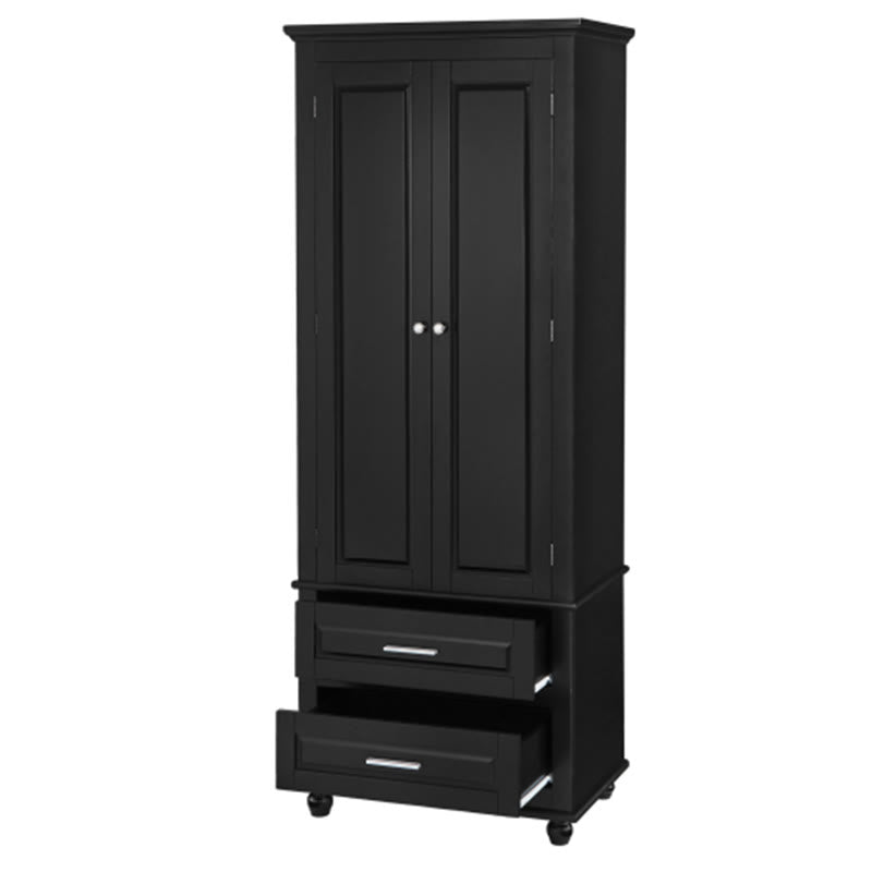 Tall Storage Cabinet With Two Drawers  - image 2