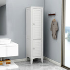 Tall Narrow Storage Cabinet For Bathroom - White - image 0