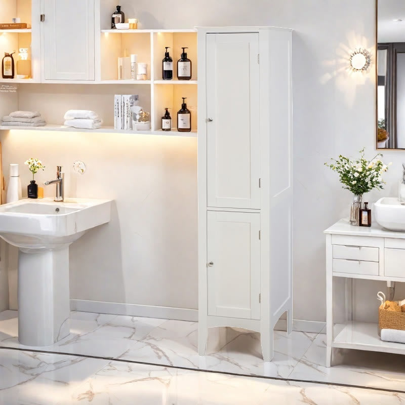 Tall Narrow Storage Cabinet For Bathroom - image 5