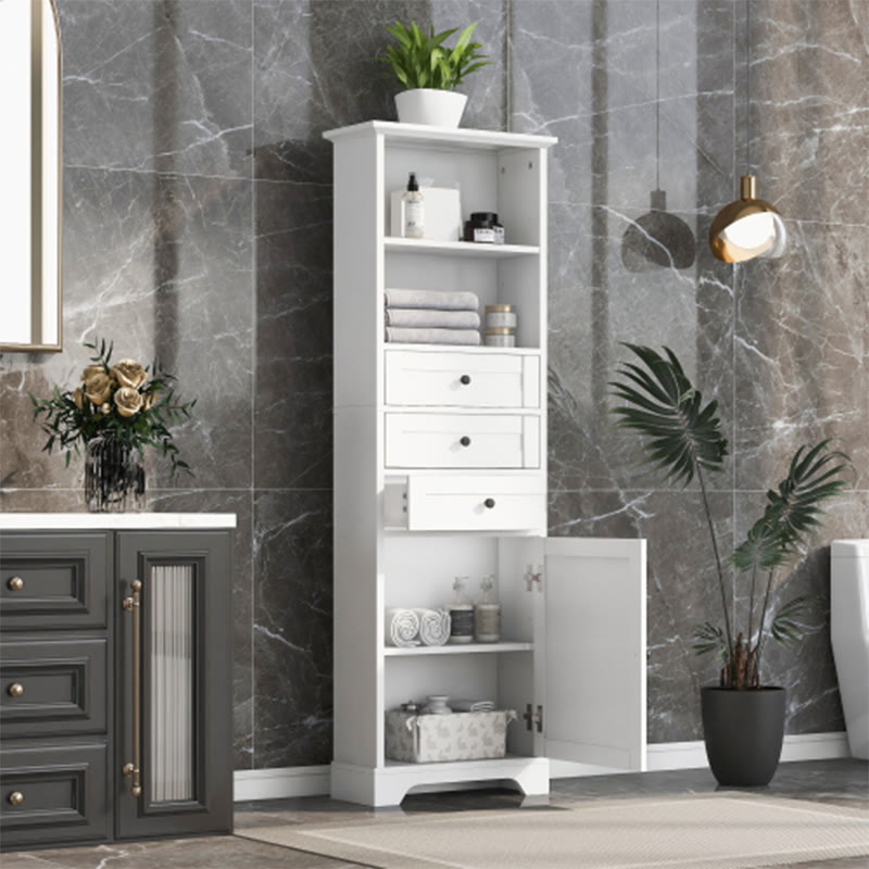 Tall Narrow Storage Cabinet For Bathroom - image 3