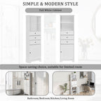 Tall Narrow Storage Cabinet For Bathroom - image 9