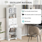 Tall Narrow Storage Cabinet For Bathroom - image 7