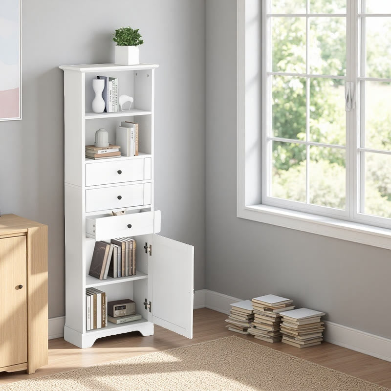 Tall Narrow Storage Cabinet For Bathroom - image 5