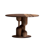 Retro Rubber Wood Dining Table